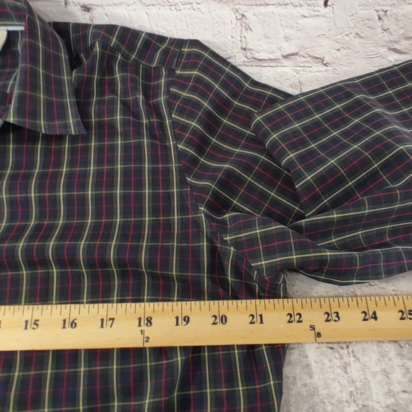 L.L. Bean Womens "Wrinkle Resistant" Celtic Plaid Button Down L - Picture 13 of 15